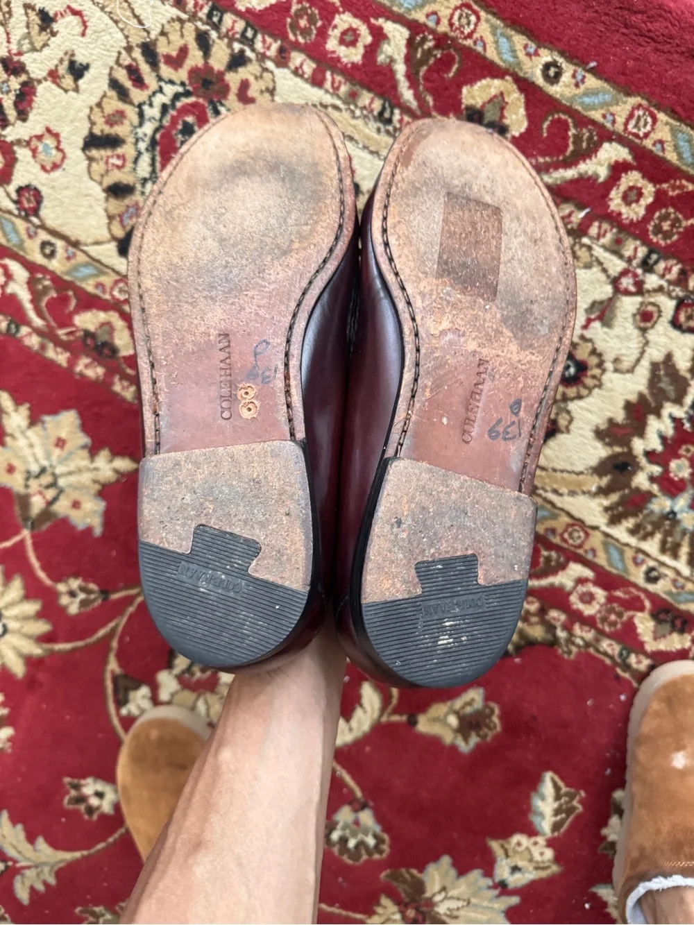 Cole Haan Men’s Burgundy Tassel Loafers - 11.5